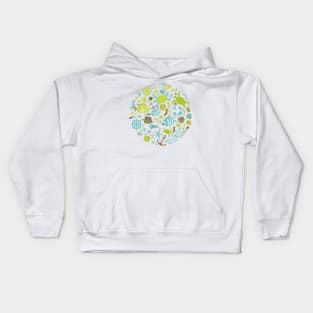 Save The Ocean Keep The Sea Plastic Free Turtle Scene Kids Hoodie